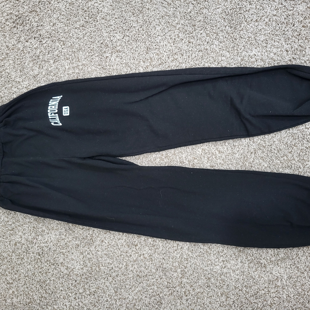 SHEIN Black Track Pants